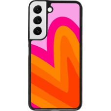 Coque Samsung Galaxy S22 - Valentine 2024 heart gradient