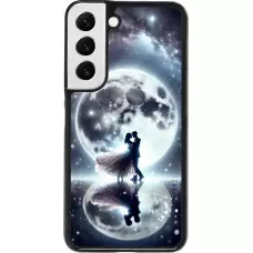Coque Samsung Galaxy S22 - Valentine 2024 Love under the moon