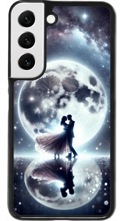 Coque Samsung Galaxy S22 - Valentine 2024 Love under the moon