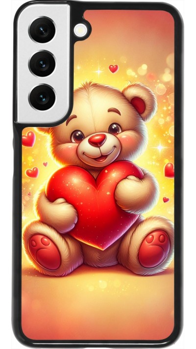 Samsung Galaxy S22 Case Hülle - Valentin 2024 Teddy Liebe