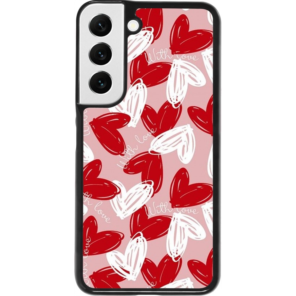 Samsung Galaxy S22 Case Hülle - Valentine 2024 with love heart