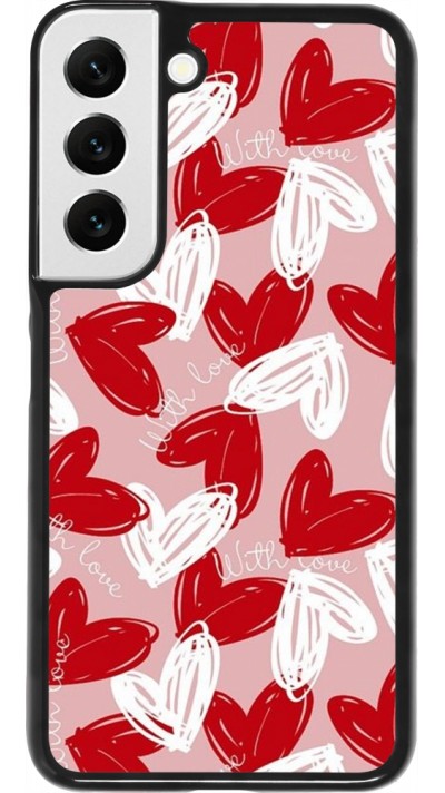 Coque Samsung Galaxy S22 - Valentine 2024 with love heart