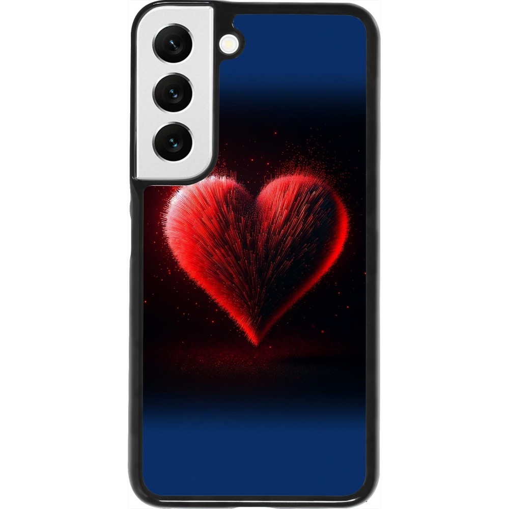 Samsung Galaxy S22 Case Hülle - Valentin 2025 rotes Herz