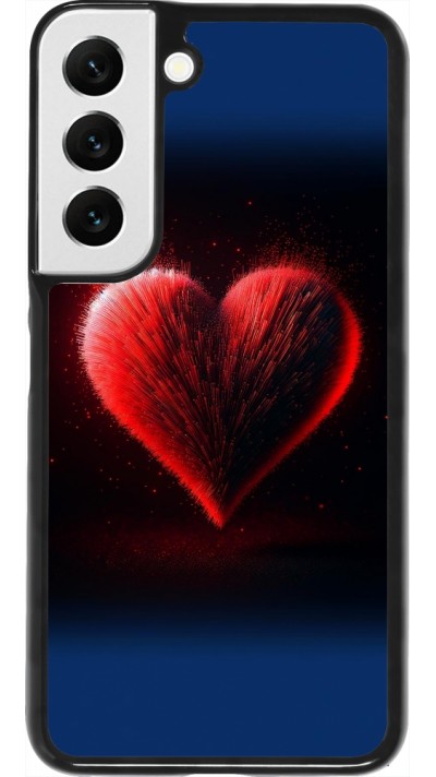 Samsung Galaxy S22 Case Hülle - Valentin 2025 rotes Herz