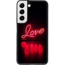 Coque Samsung Galaxy S22 - Valentine 2025 Neon Love