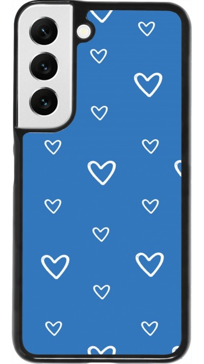 Coque Samsung Galaxy S22 - Valentine 2023 blue hearts