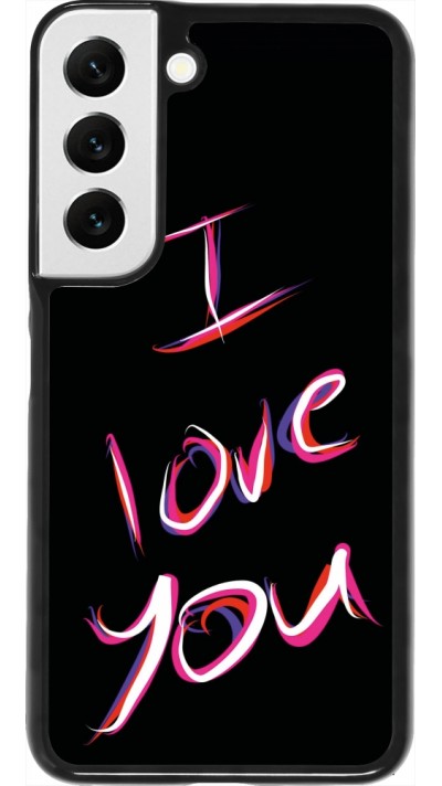 Coque Samsung Galaxy S22 - Valentine 2023 colorful I love you