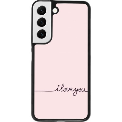 Samsung Galaxy S22 Case Hülle - Valentine 2023 i love you writing