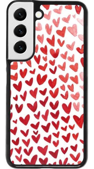Coque Samsung Galaxy S22 - Valentine 2023 multiple red hearts