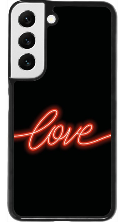 Coque Samsung Galaxy S22 - Valentine 2023 neon love