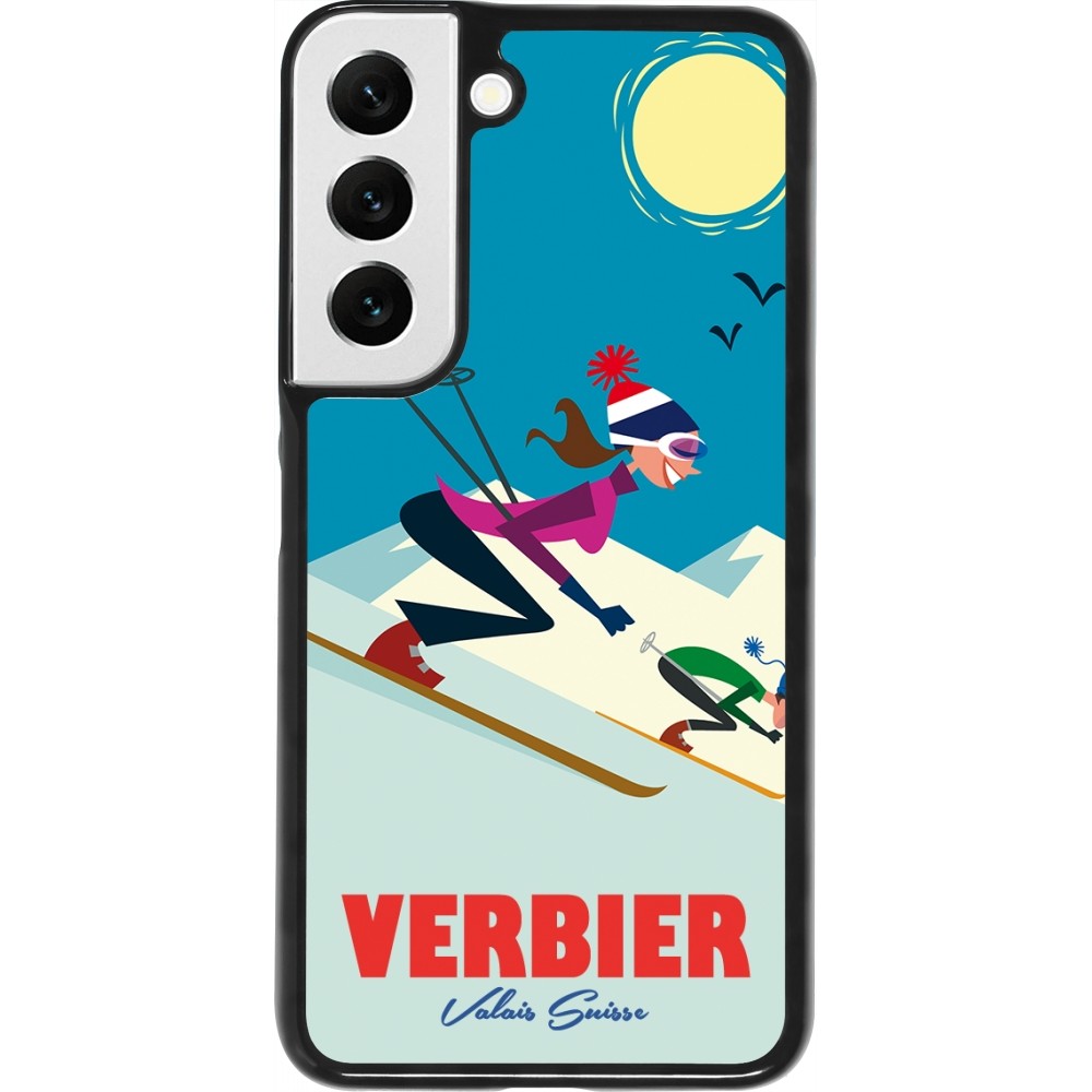 Coque Samsung Galaxy S22 - Verbier Ski Downhill