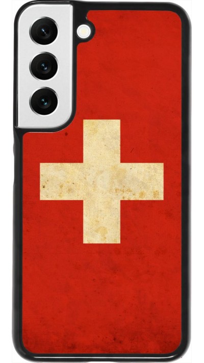 Hülle Samsung Galaxy S22 - Vintage Flag SWISS