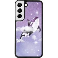 Coque Samsung Galaxy S22 - Whale in sparking stars