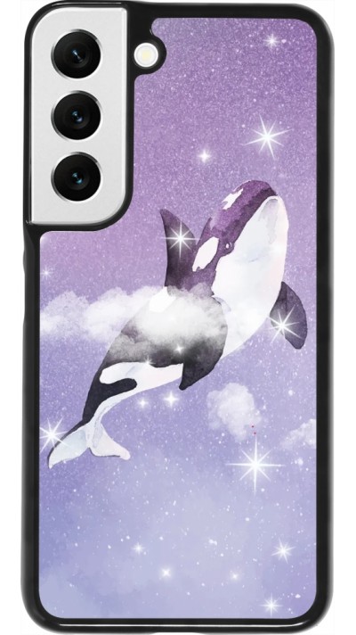 Coque Samsung Galaxy S22 - Whale in sparking stars