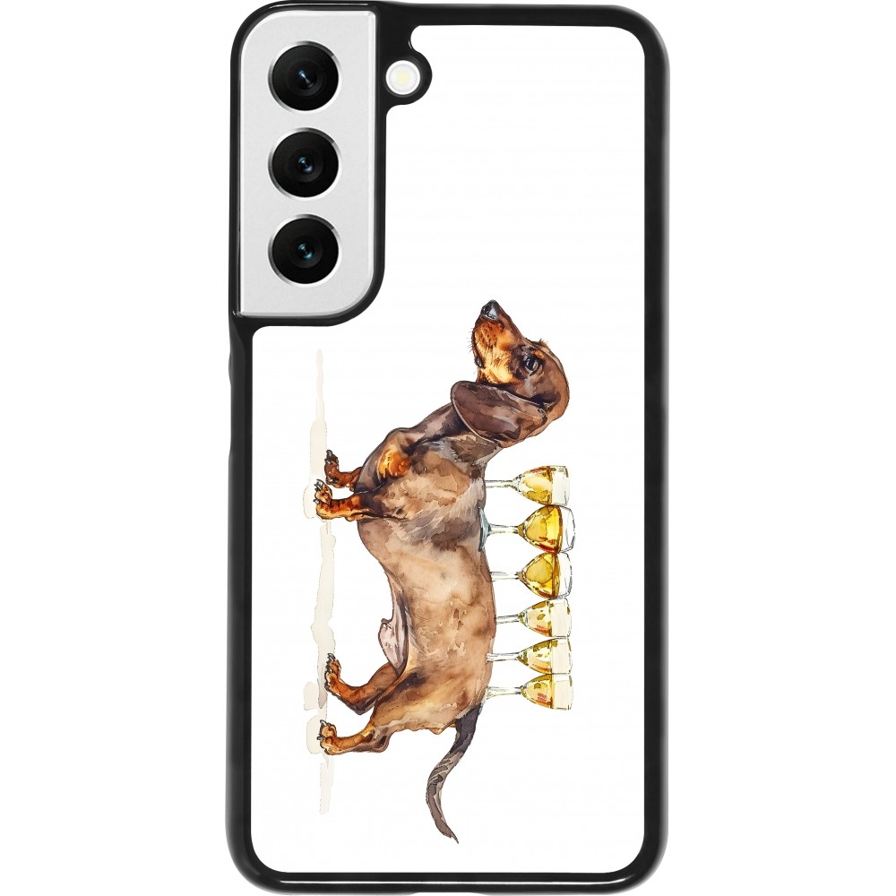 Samsung Galaxy S22 Case Hülle - Wine Teckel
