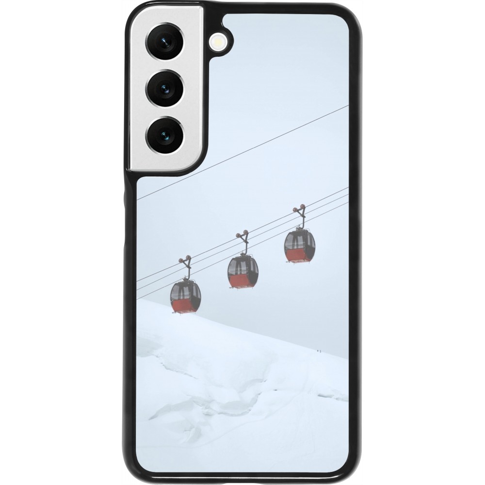 Samsung Galaxy S22 Case Hülle - Winter 22 ski lift