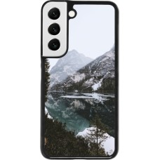 Coque Samsung Galaxy S22 - Winter 22 snowy mountain and lake