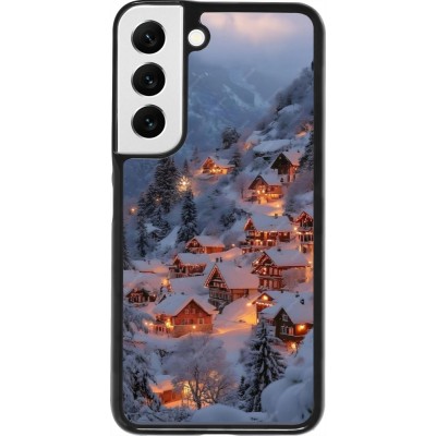 Coque Samsung Galaxy S22 - Winter 25 Winter snowy village