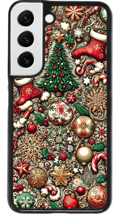 Coque Samsung Galaxy S22 - Noël 2023 micro pattern