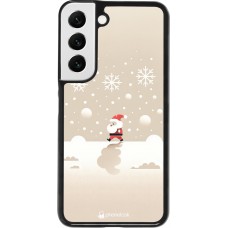 Samsung Galaxy S22 Case Hülle - Weihnachten 2023 Minimalistischer Weihnachtsmann