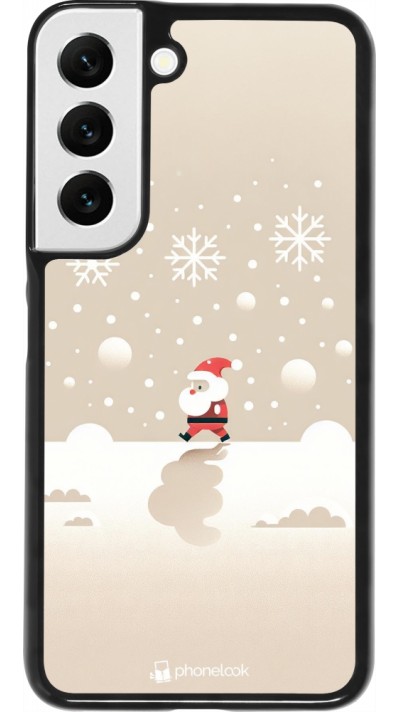 Samsung Galaxy S22 Case Hülle - Weihnachten 2023 Minimalistischer Weihnachtsmann