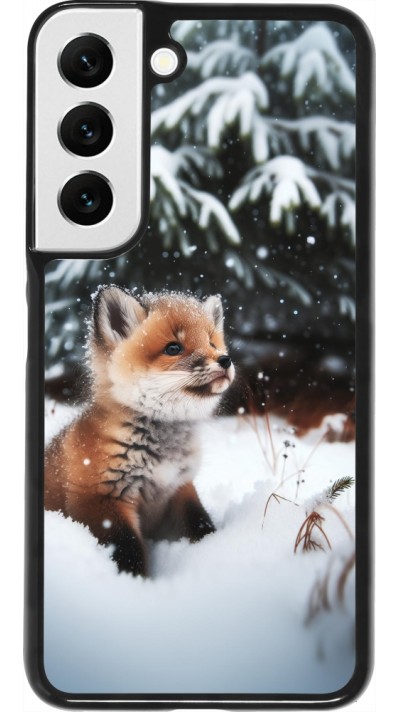 Coque Samsung Galaxy S22 - Noël 2023 Renardeau sapin