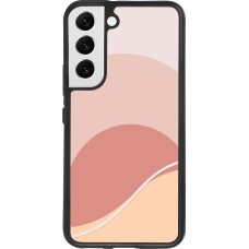 Coque Samsung Galaxy S22 - Silicone rigide noir Autumn 22 abstract sunrise