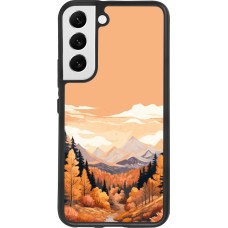 Coque Samsung Galaxy S22 - Silicone rigide noir Autumn 25 Mountains