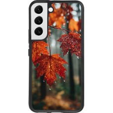 Coque Samsung Galaxy S22 - Silicone rigide noir Autumn 25 Rain