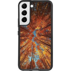 Coque Samsung Galaxy S22 - Silicone rigide noir Autumn 25 Trees