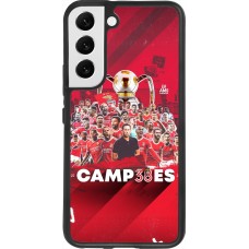 Coque Samsung Galaxy S22 - Silicone rigide noir Benfica Campeoes 2023