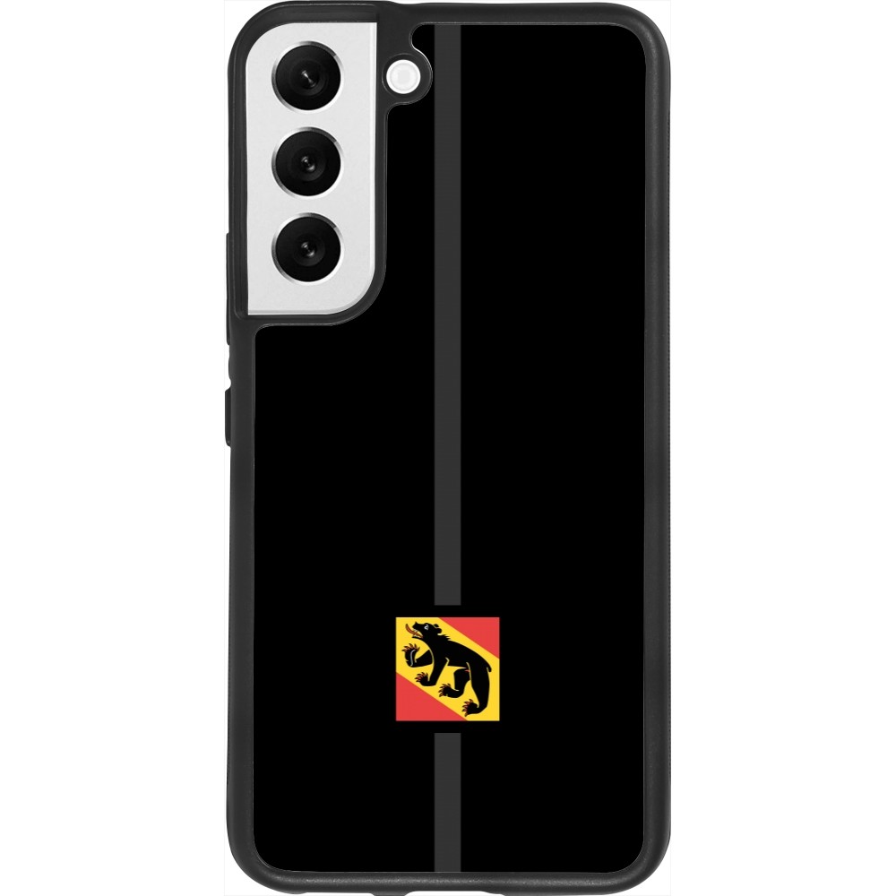 Coque Samsung Galaxy S22 - Silicone rigide noir Canton BE noir