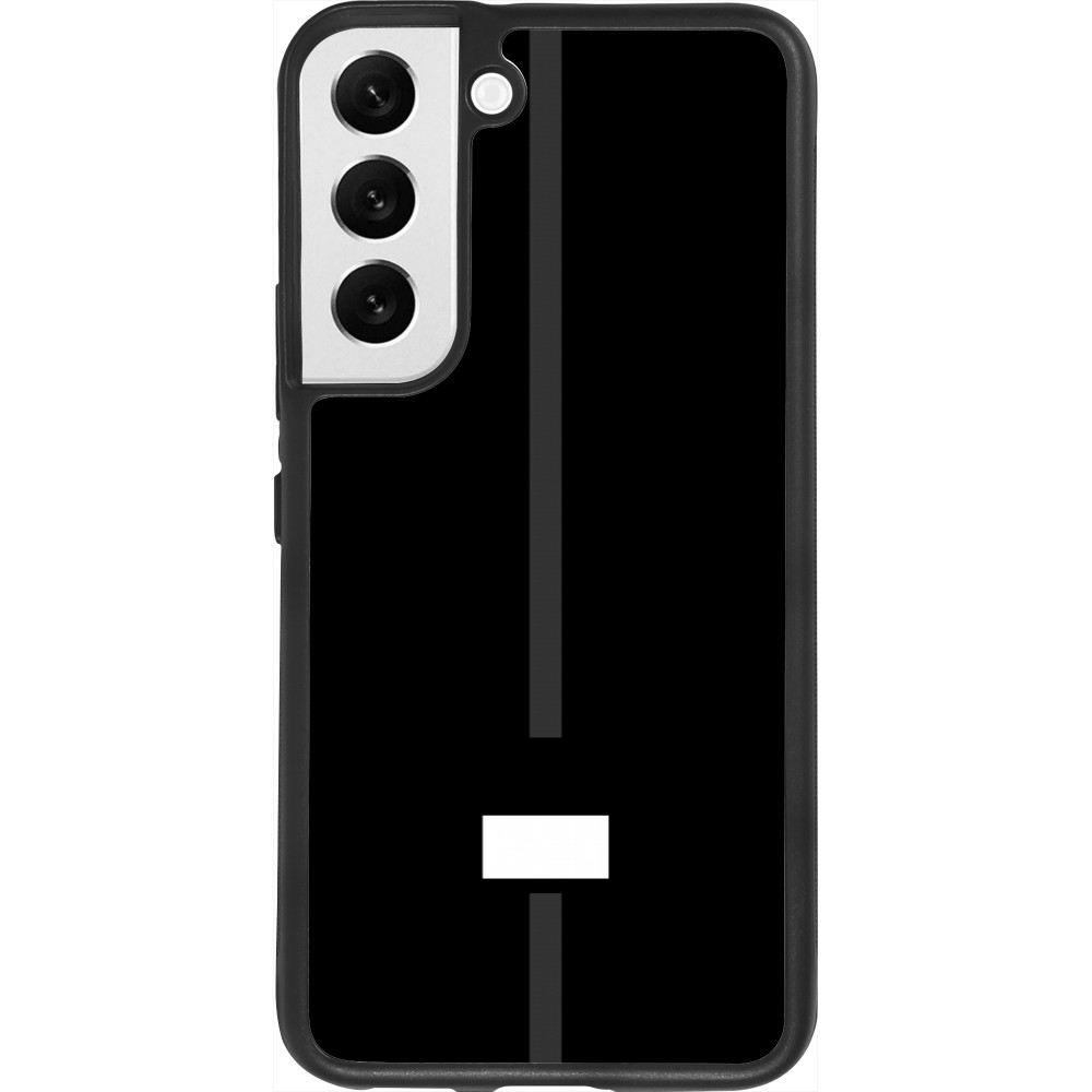 Samsung Galaxy S22 Case Hülle - Silikon schwarz Kanton FR schwarz