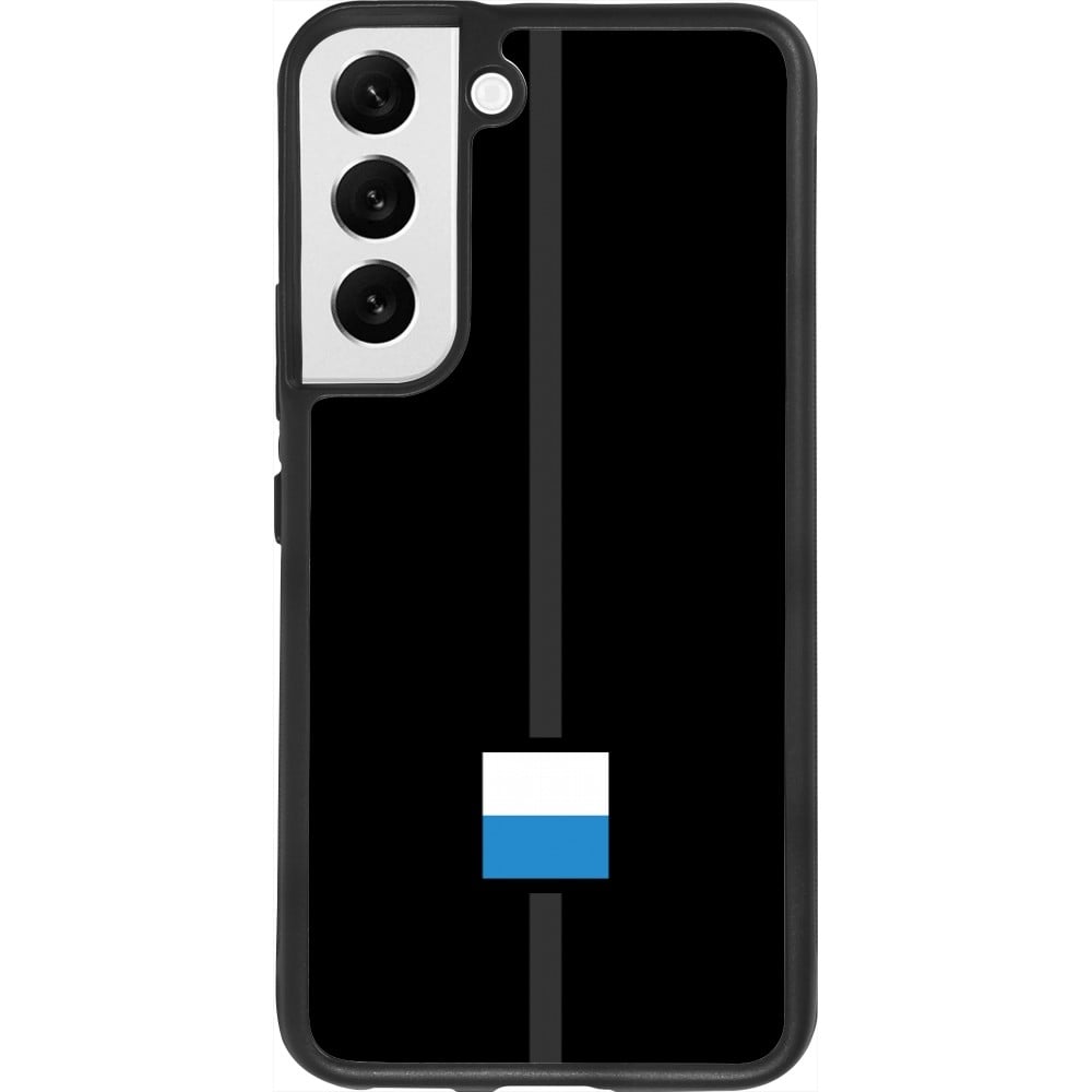 Samsung Galaxy S22 Case Hülle - Silikon schwarz Kanton LU schwarz