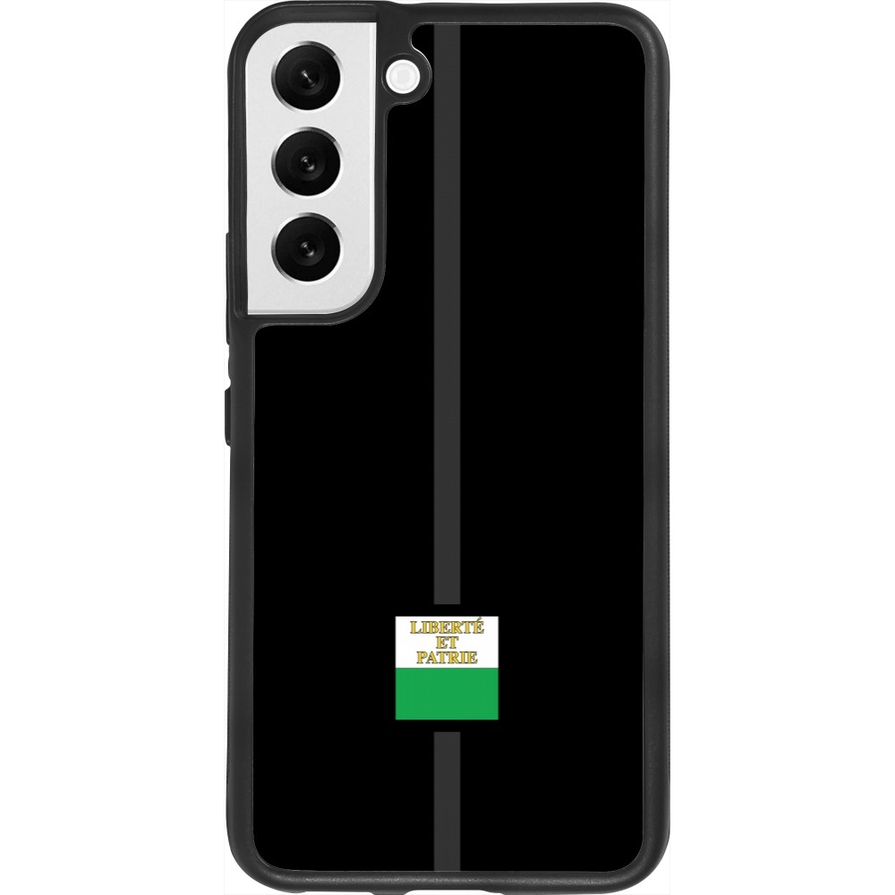 Samsung Galaxy S22 Case Hülle - Silikon schwarz Kanton VD schwarz