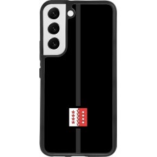 Coque Samsung Galaxy S22 - Silicone rigide noir Canton VS noir