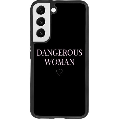 Hülle Samsung Galaxy S22 - Silikon schwarz Dangerous woman
