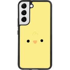 Samsung Galaxy S22 Case Hülle - Silikon schwarz Easter 2026 Little chicken
