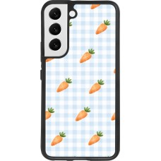 Coque Samsung Galaxy S22 - Silicone rigide noir Easter 2026 Pattern carrots