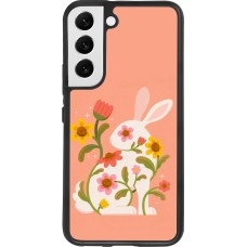 Coque Samsung Galaxy S22 - Silicone rigide noir Easter 2026 Rabbit collage