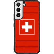 Hülle Samsung Galaxy S22 - Silikon schwarz Euro 2020 Switzerland