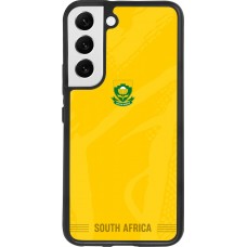 Coque Samsung Galaxy S22 - Silicone rigide noir Maillot de football Afrique du Sud 2026 personnalisable