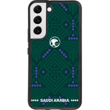 Samsung Galaxy S22 Case Hülle - Silikon schwarz Saudi Arabien 2026 personalisierbares Fussballtrikot