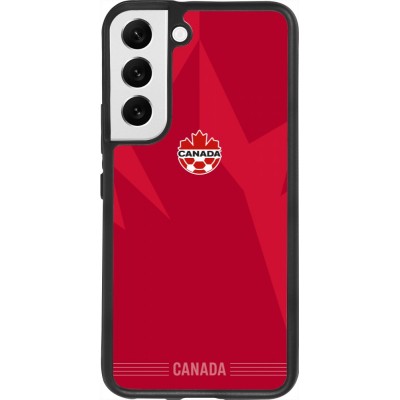 Samsung Galaxy S22 Case Hülle - Silikon schwarz Kanada 2026 personalisierbares Fussballtrikot