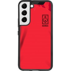 Samsung Galaxy S22 Case Hülle - Silikon schwarz Südkorea 2022 personalisierbares Fussballtrikot