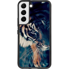 Coque Samsung Galaxy S22 - Silicone rigide noir Incredible Lion