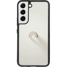 Coque Samsung Galaxy S22 - Silicone rigide noir Mini Rainbow Minimal