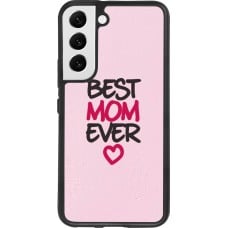 Samsung Galaxy S22 Case Hülle - Silikon schwarz Mom 2023 best Mom ever pink
