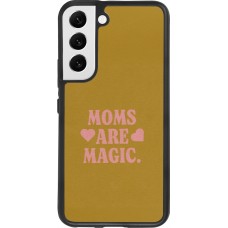 Samsung Galaxy S22 Case Hülle - Silikon schwarz Mom 2026 Are Magic