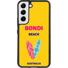 Coque Samsung Galaxy S22 - Silicone rigide noir Pop Summer Destination Bondi